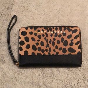 Marc Jacobs Leopard Wallet Wristlet